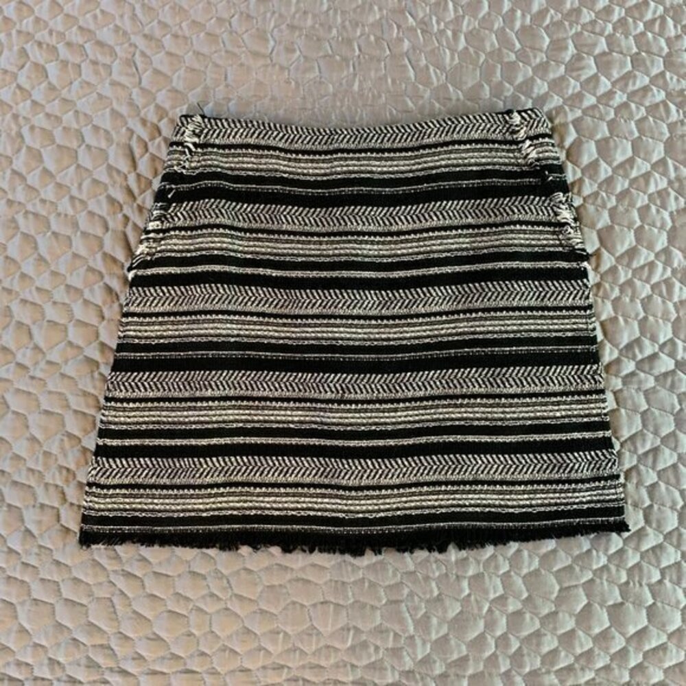 LOFT Tweed Mini Skirt with Pockets